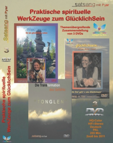 "                  3er-DVD-Set Praktische spirituelle WerkZeuge zum GlücklichSein - Pyar
