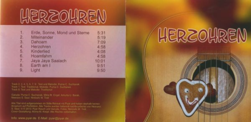 "                  CD: - H E R Z O H R E N " - Garuda (Pyar-Musik-Gruppe)